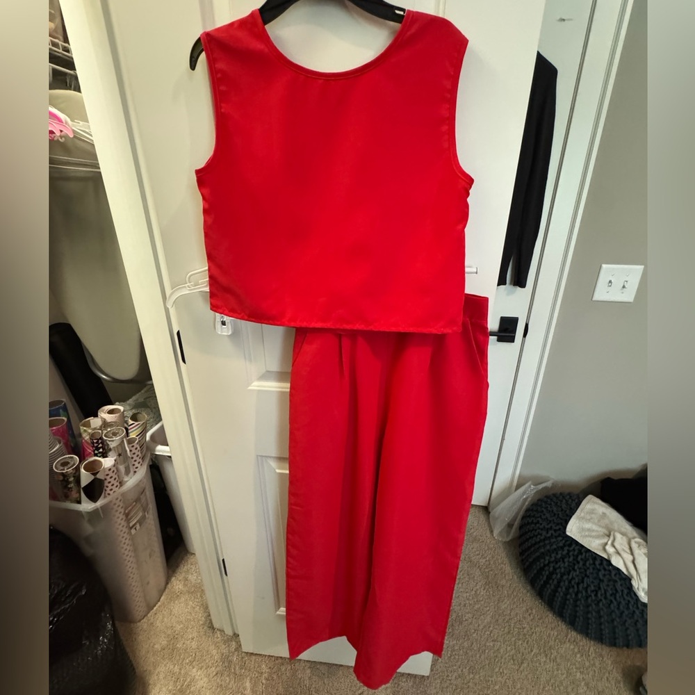SHEIN Bold Red Ensemble